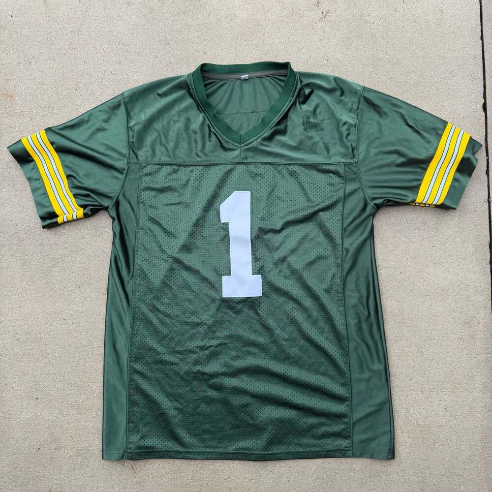 Unbranded Green Bay Packers Micah Parsons #1 Custom Football Jersey Green Size S